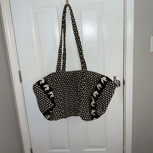 RETIRED Vera Bradley Chanticleer Large Duffle Bag.